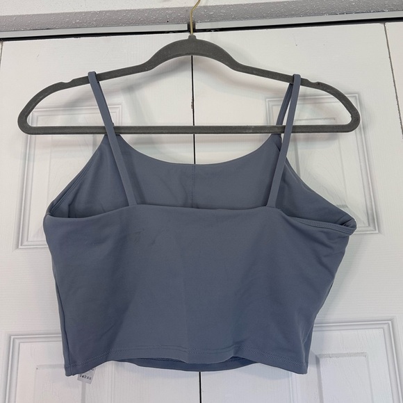 Dragon Fit Padded Sports Bra Workout Top Dusty Blue - Picture 2 of 3